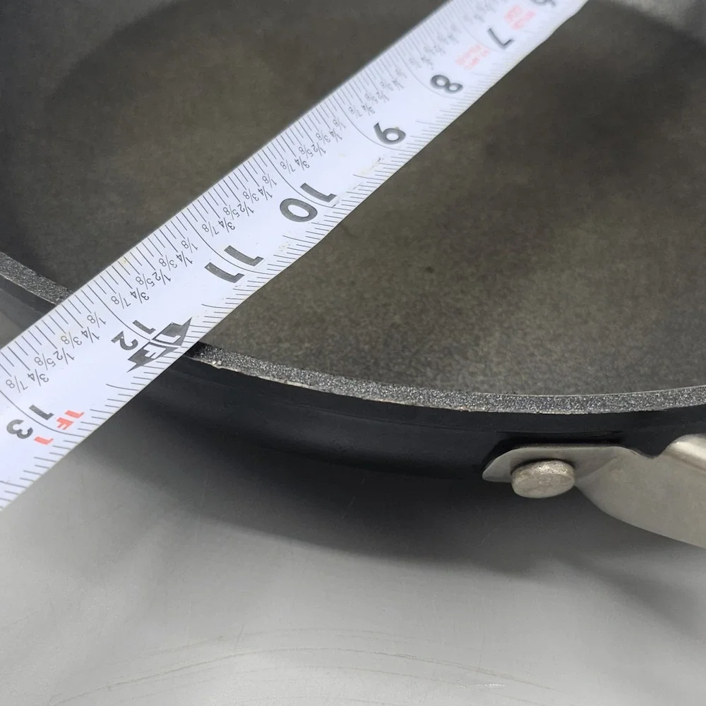Ninja Foodi NeverStick Nonstick Frying Pan 12in Induction Safe Black/Silver